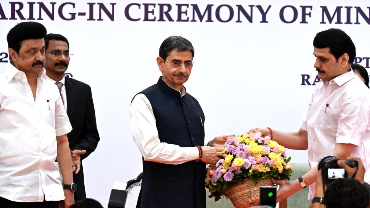 Tamil Nadu Cabinet reshuffle: Senthilbalaji, three others sworn-in as Ministers